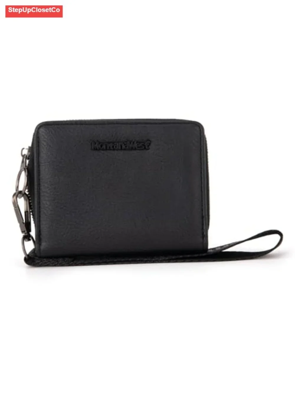 Small Wristlet Wallet Women RFID Blocking Faux Leather Lightweight